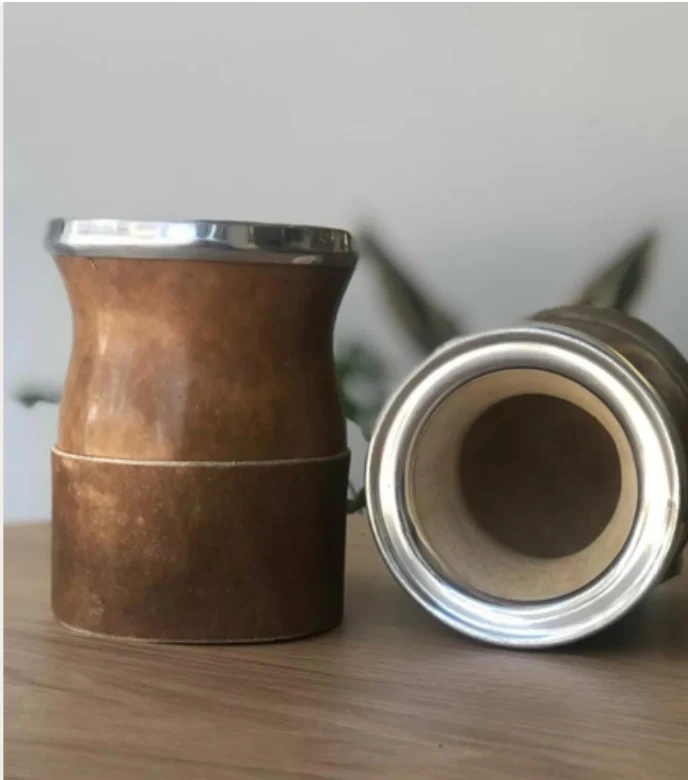 Mate criollo con virola de aluminio